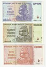Zimbabwe : 10 + 20 + 50 Billion Dollars 2008 ( Unc ), Postzegels en Munten, Bankbiljetten | Afrika, Setje, Zimbabwe, Verzenden