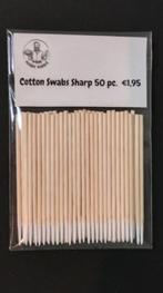 Set van 50 wattenstaafjes met houten kern spitse punt, Hobby en Vrije tijd, Verzenden, Nieuw, 1:35 tot 1:50, Figuur of Figuren