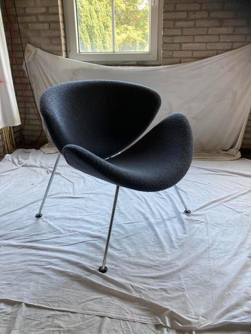 Originele Pierre Paulin Orange Slice Fauteuil Artifort, Huis en Inrichting, Fauteuils, Zo goed als nieuw, Metaal, Stof, 75 tot 100 cm