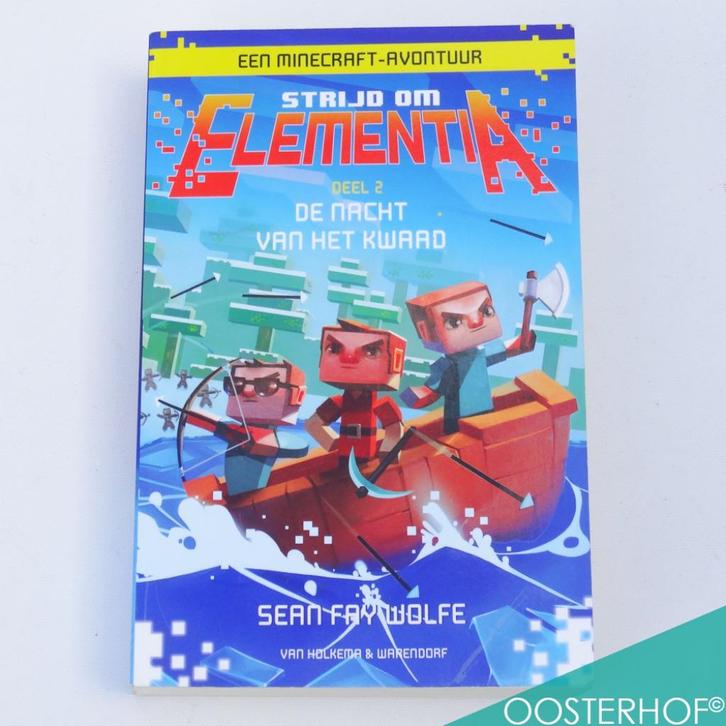 MineCraft - Strijd om Elementia - 2: Nacht van het kwaad, Boeken, Kinderboeken | Jeugd | 10 tot 12 jaar, Gelezen, Fictie, Ophalen of Verzenden