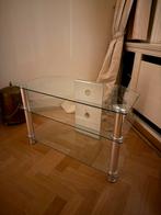 Glazen TV Meubel / Kastje, Ophalen, Gebruikt, Glas