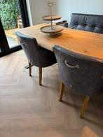 Riviera maison eetkamerstoelen (4), Huis en Inrichting, Tafels | Eettafels, Ophalen, Overige materialen, Gebruikt, 50 tot 100 cm