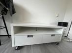 Tv meubel Ikea, Huis en Inrichting, Kasten | Televisiemeubels, Ophalen, Kunststof, Gebruikt, 100 tot 150 cm