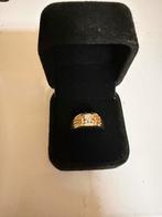 18K Gouden Heren Pinkring met Diamant, Ophalen, 19 tot 20, Heer, Zo goed als nieuw