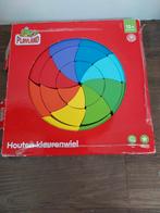 Mooi zgan houten kleurenwiel, Kinderen en Baby's, Speelgoed | Houten speelgoed, Ophalen of Verzenden, Zo goed als nieuw, Overige typen