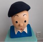 Blauw dameshoedje hoed hoedje dame vintage retro, Antiek en Kunst, Antiek | Kleding en Accessoires, Ophalen of Verzenden