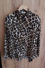 BLOUSE bruin beige zwart print M 🙂, Maat 38/40 (M), Bruin, Nieuw, Ophalen of Verzenden