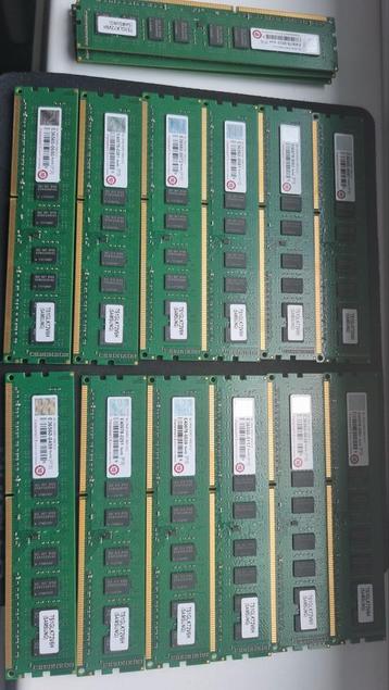 16x 8GB DDR3 ECC geheugen – Transcend 2Rx8 1600 MHz beschikbaar voor biedingen