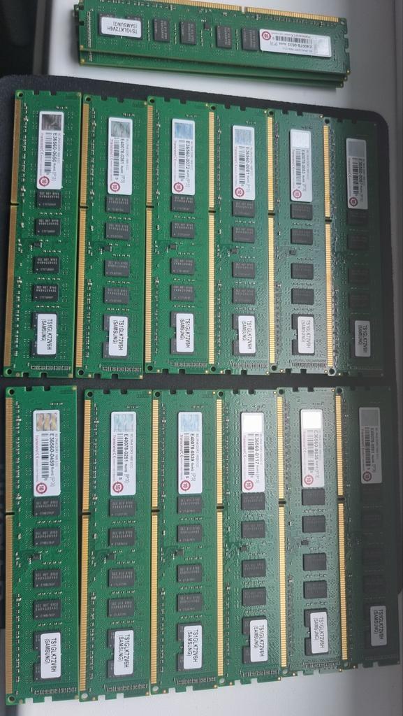 16x 8GB DDR3 ECC geheugen – Transcend 2Rx8 1600 MHz, Computers en Software, RAM geheugen, Gebruikt, Server, 8 GB, DDR3, Ophalen of Verzenden