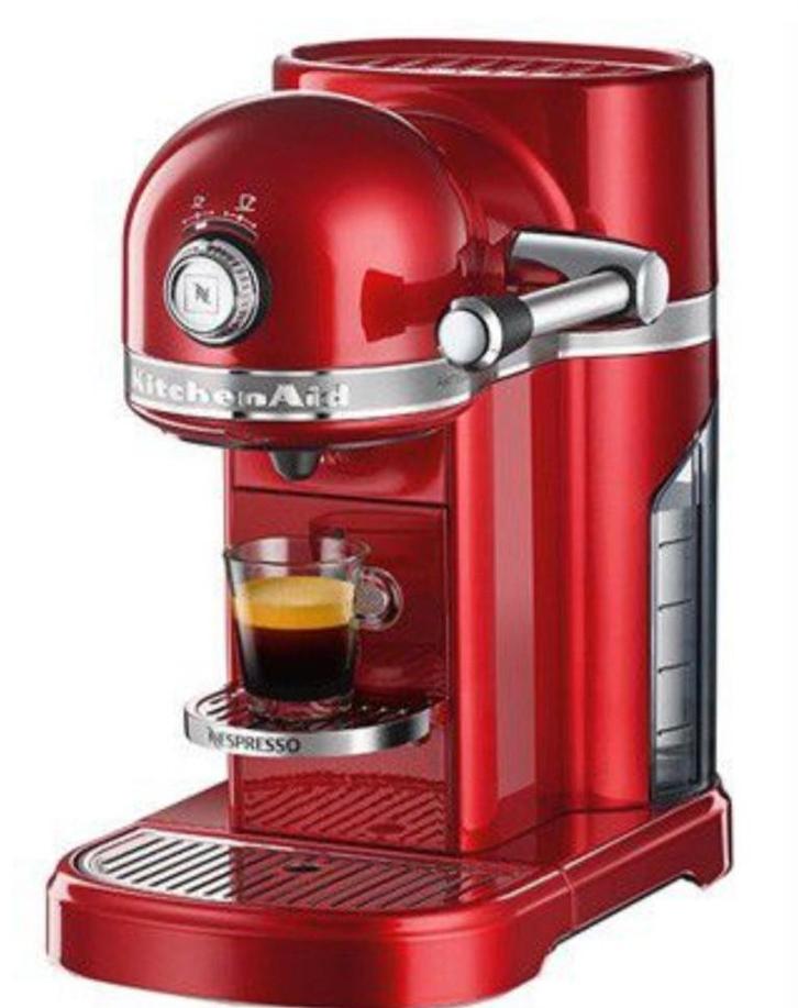 KitchenAid Artisan Nespresso Machine - Rood, Witgoed en Apparatuur, Koffiezetapparaten, Zo goed als nieuw, Espresso apparaat, Ophalen