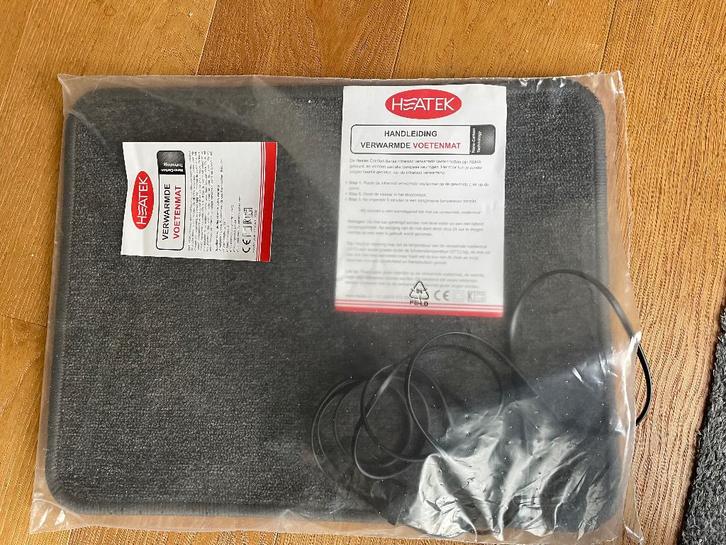 Verwarmde voetenmat (40 x 50), Hobby en Vrije tijd, Overige Hobby en Vrije tijd, Zo goed als nieuw, Ophalen of Verzenden