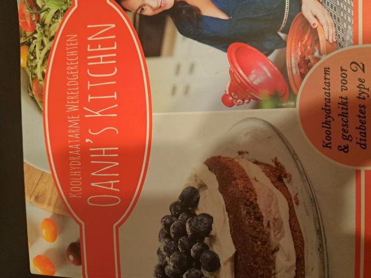 Koolhydraatarme gerechten- Oanhs kitchen Diabetes 2, Boeken, Kookboeken, Zo goed als nieuw, Italië, Ophalen of Verzenden
