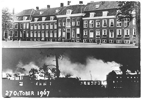 964747	Zeist	Brand Broederplein 1967	 Nette oude kaart onbes, Verzamelen, Ansichtkaarten | Nederland, Ongelopen, Utrecht, 1960 tot 1980