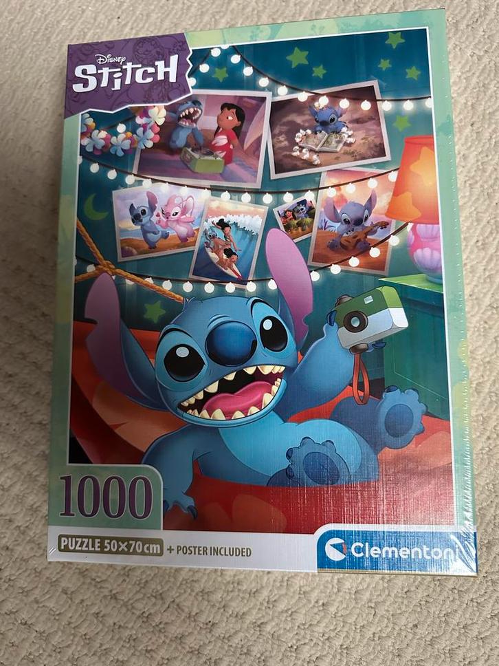 Stitch Puzzel 1000 Stukjes - Nieuw!, Hobby en Vrije tijd, Denksport en Puzzels, Nieuw, Legpuzzel, Ophalen of Verzenden