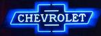 Chevrolet logo neon en veel andere USA decoratie neons, Lichtbak of (neon) lamp, Nieuw, Ophalen of Verzenden, Info@americansaleshop.nl