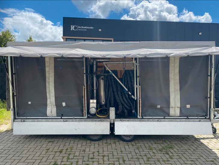 Aanhangwagen voor het aanbrengen van spouwmuur isolatie, Doe-het-zelf en Verbouw, Isolatie en Afdichting, Nieuw, Overige materialen