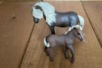 Schleich paarden merrie en veulen (13), Ophalen of Verzenden, Zo goed als nieuw