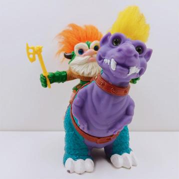 Battle Trolls Sven & Trollasaurus Hasbo 1992 beschikbaar voor biedingen