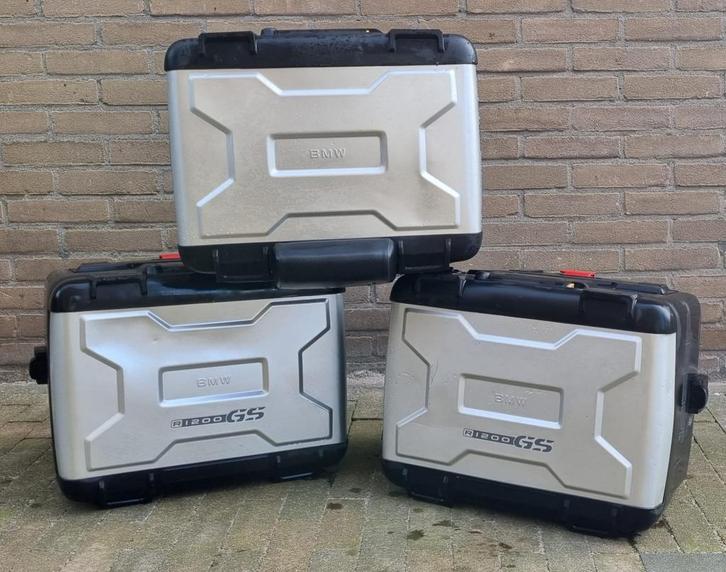 BMW R1200 Vario kofferset met tassen en beugels - '04 - '13, Motoren, Accessoires | Koffers en Tassen, Gebruikt, Ophalen