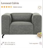 Love seat Calvin van goossens, Ophalen, Tweepersoons, 75 tot 100 cm, Zo goed als nieuw
