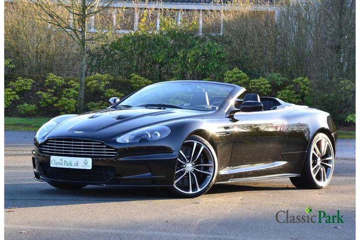 Aston Martin DBS Volante (bj 2010, automaat), Auto's, Aston Martin, Bedrijf, Te koop, DBS, Lederen bekleding, Open dak, Benzine
