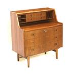 Vintage design secretaire jaren '60 '70 midcentury retro, Verzenden, Gebruikt
