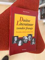 Duitse Literatuur zonder franje - René Hartman, Boeken, Ophalen of Verzenden, Zo goed als nieuw, Non-fictie