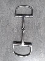 Enkelgebroken bit D-trens 10,5cm, Dieren en Toebehoren, Paarden en Pony's | Hoofdstellen en Tuigage, Ophalen of Verzenden, Gebruikt