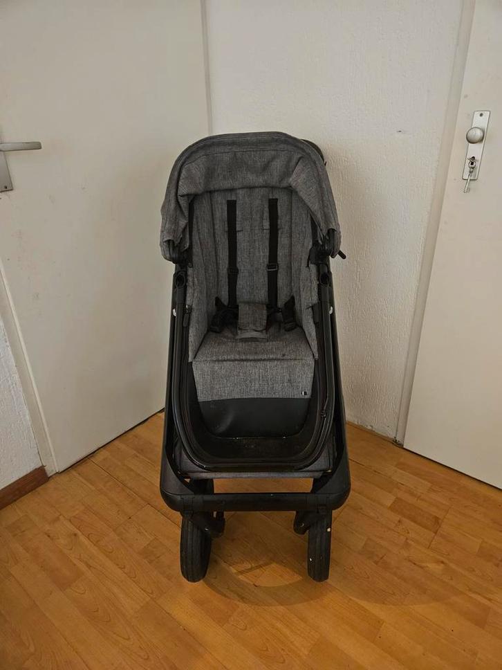 Dubatti One Grey Melange, Kinderen en Baby's, Buggy's, Gebruikt, Zonnekap, Ophalen