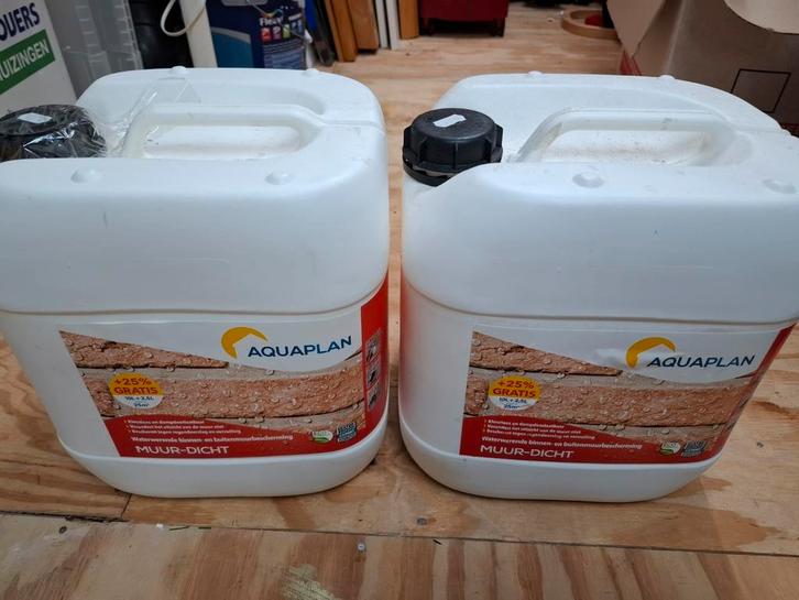 20 liter Aquaplan Muur-Dicht waterwering, Doe-het-zelf en Verbouw, Overige Doe-het-zelf en Verbouw, Zo goed als nieuw, Ophalen
