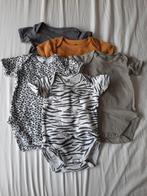 Set 5 rompers, Kinderen en Baby's, Babykleding | Maat 50, Ophalen of Verzenden, Zo goed als nieuw, Nacht- of Onderkleding