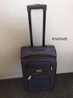 Leonardo koffer blauw, Ophalen, Zo goed als nieuw, Hard kunststof, 70 cm of meer