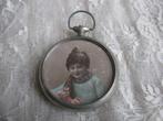 Antieke Zakhorloge Kast met Afbeelding / Remontoire Cylindre, Verzenden