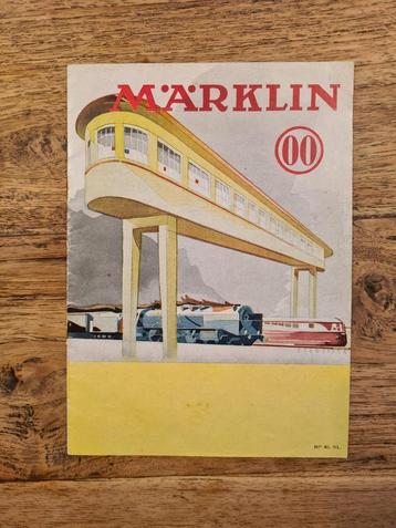 Modeltrein folder Marklin spoor 00, 1940 nederlands zeldzaam beschikbaar voor biedingen