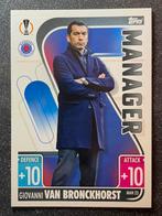 Topps MA EXTRA 21/22   MANAGER   VAN BRONCKHORST  RANGERS FC, Ophalen of Verzenden, Zo goed als nieuw, Plaatje