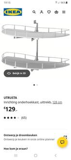Caroussel ikea 128cm utrusta, Huis en Inrichting, Keuken | Keukenelementen, Ophalen, Wit, 150 tot 200 cm, Nieuw