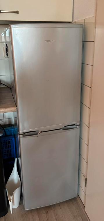 Exquisit koelkast grijs/ aluminum/ magnetisch beschikbaar voor biedingen