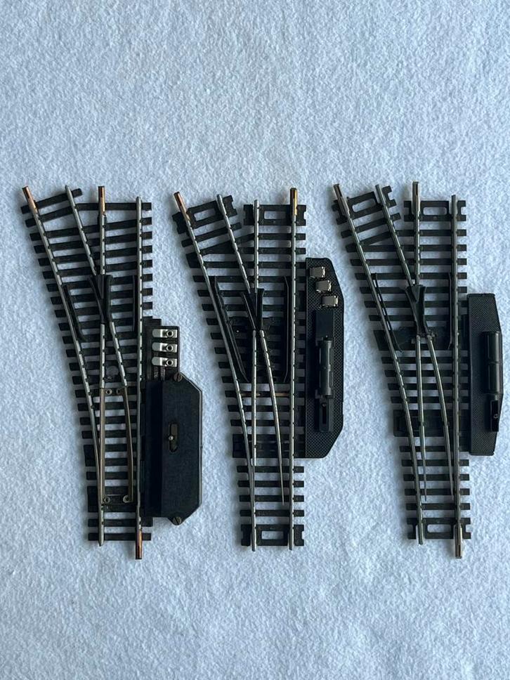 Lima rails N/3051 wissels Links (Prijs per stuk), Hobby en Vrije tijd, Modeltreinen | H0, Gebruikt, Rails, Gelijkstroom, Lima