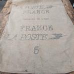 Oude Franse postzak linnen zak, Antiek en Kunst, Curiosa en Brocante, Ophalen of Verzenden