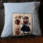 meisjes kussen, Ophalen of Verzenden, Nieuw, Blauw, Vierkant