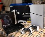 PS5 Slim Digital + Extra's + 3 jaar garantie, Spelcomputers en Games, Spelcomputers | Sony PlayStation 4, Met games, Met 2 controllers