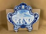 Antiek Delfts blauwe plaquette Boch Keramis, Ophalen of Verzenden