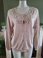 Nougat London beige vest cardigan 4 L 42 Gratis Verzenden NL, Verzenden, Beige, Maat 42/44 (L), Zo goed als nieuw