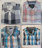 overhemden korte mouw 4x, Ophalen of Verzenden, Zo goed als nieuw, Overige kleuren, Halswijdte 43/44 (XL)