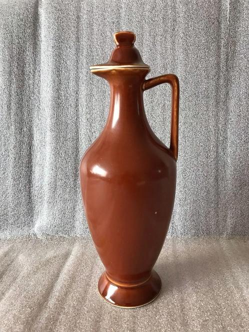 Oud Kruikje Vaasje met deksel 27 cm, Antiek en Kunst, Curiosa en Brocante, Ophalen of Verzenden