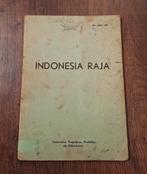 Indonesia Raja 1946 / volkslied bladmuziek, Verzamelen, Ophalen of Verzenden, Azië, Boek of Tijdschrift