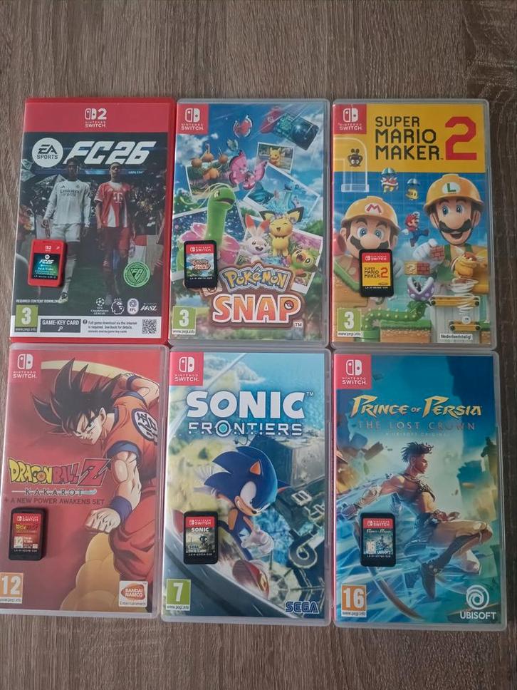 6 Nintendo switch games, geweldige titels., Spelcomputers en Games, Games | Nintendo Switch, Gebruikt, Overige genres, 1 speler