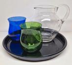 C. de Lorm Glasfabriek Leerdam meerkleurig waterstel 1920., Antiek en Kunst, Ophalen of Verzenden