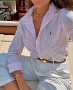 Ralph Lauren Overhemd M, Kleding | Dames, Blouses en Tunieken, Ophalen of Verzenden, Zo goed als nieuw, Blauw