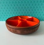 Vintage 70’s Emsa kunststof snackschaal West Germany, Huis en Inrichting, Keuken | Servies, Overige materialen, Gebruikt, Ophalen of Verzenden